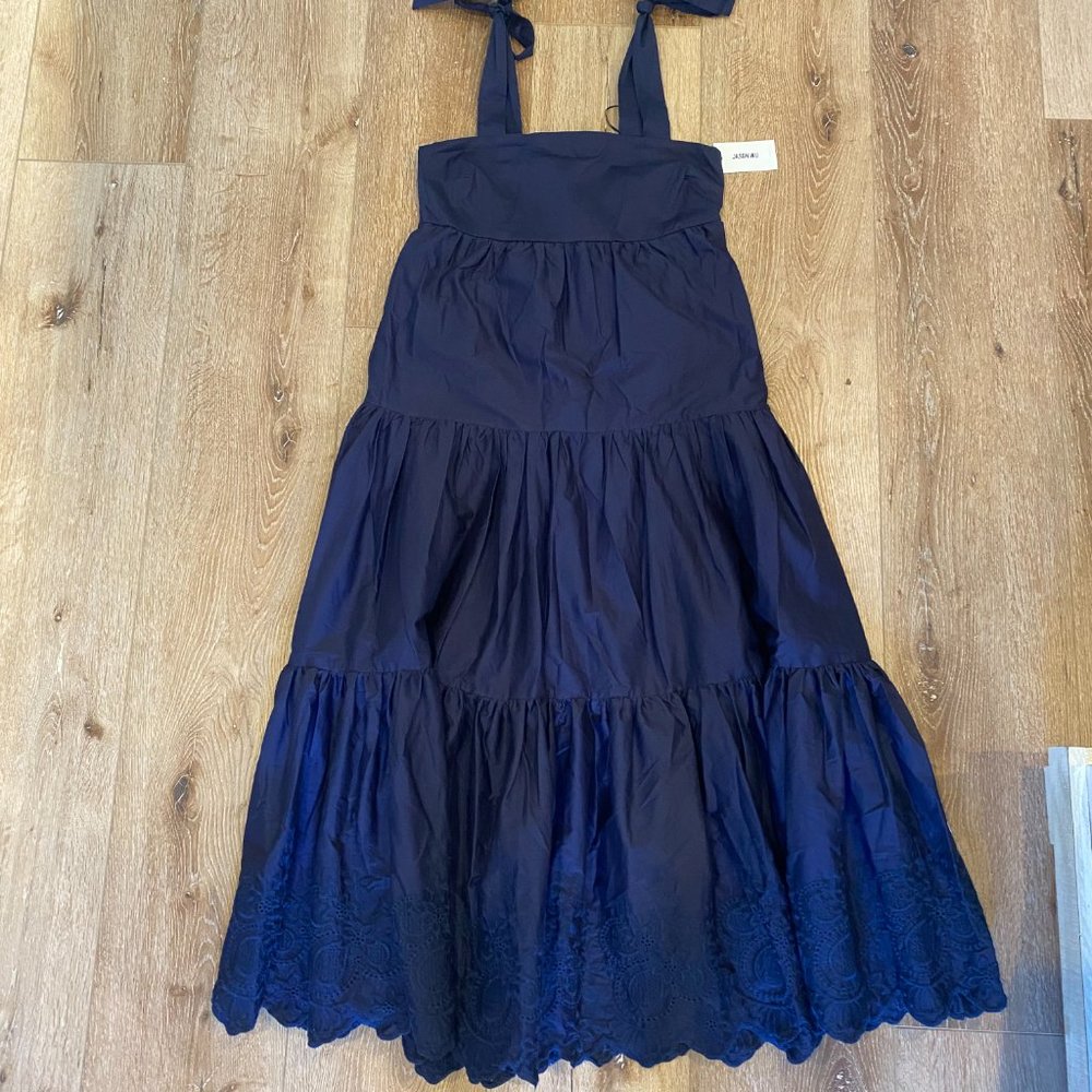 Jason Wu Tiered Dress With Eyelet Hem